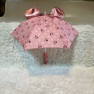 Disney Pink Minnie Mouse Kids Umbrella